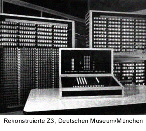Z3 - Primera computadora creada en Alemania en 1942.